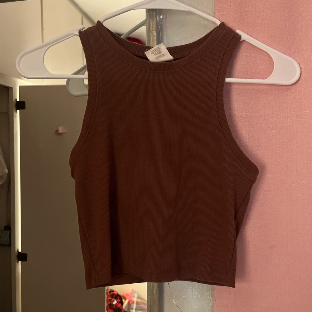 Full tilt brown crop top. Size small.